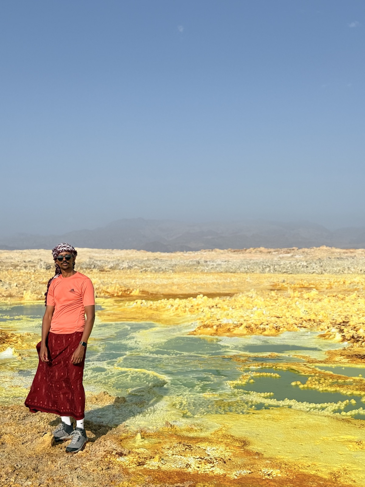 Afar landscape during the documentary journey