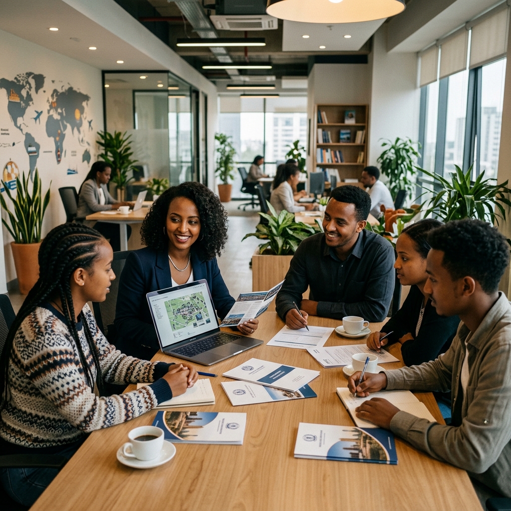Headway education and travel consulting visual